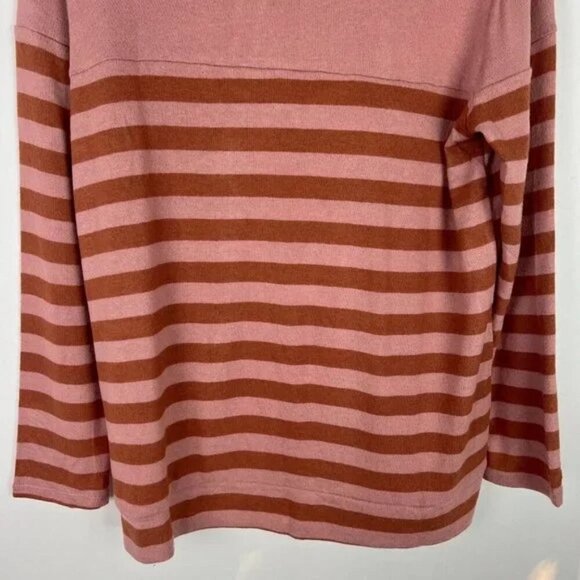 NWT Stitch Fix Market & Spruce Striped Button Detail Plush Sweater Size XS NEW - Picture 8 of 8